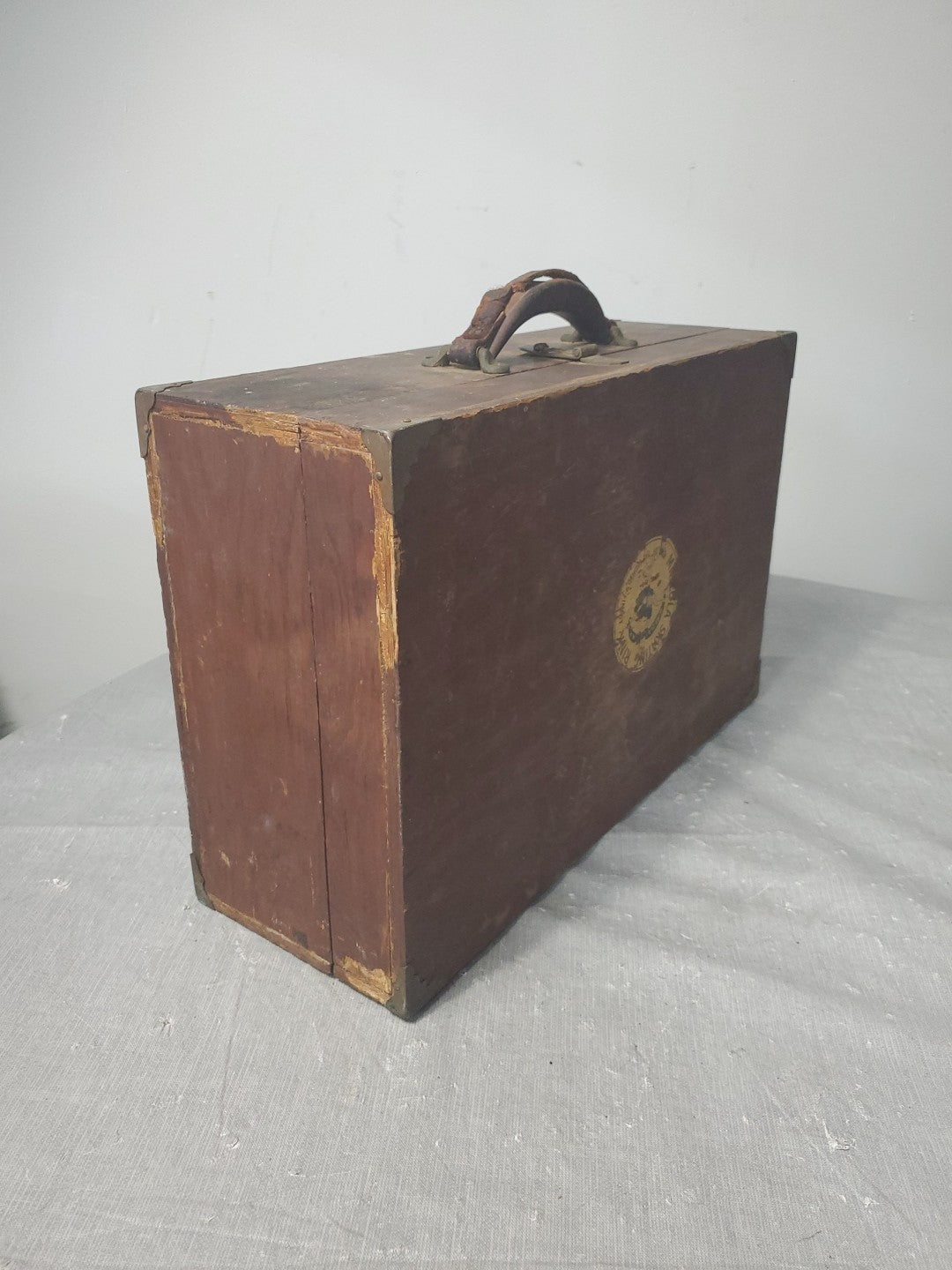 Antique Wooden Roller Skating Rink Skate Case