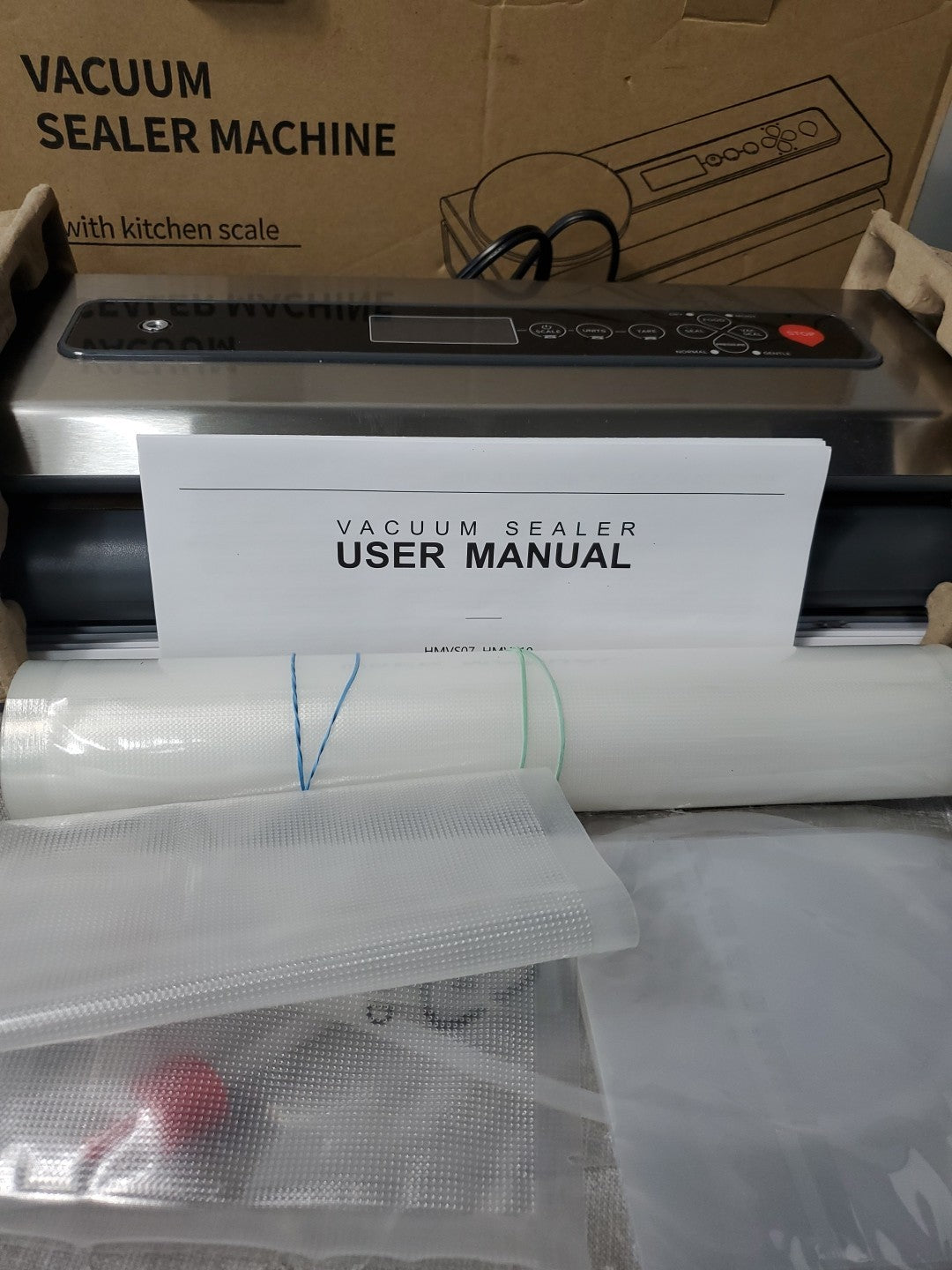 Vacuum Sealer Machine With Kitchen Scale Open Box
