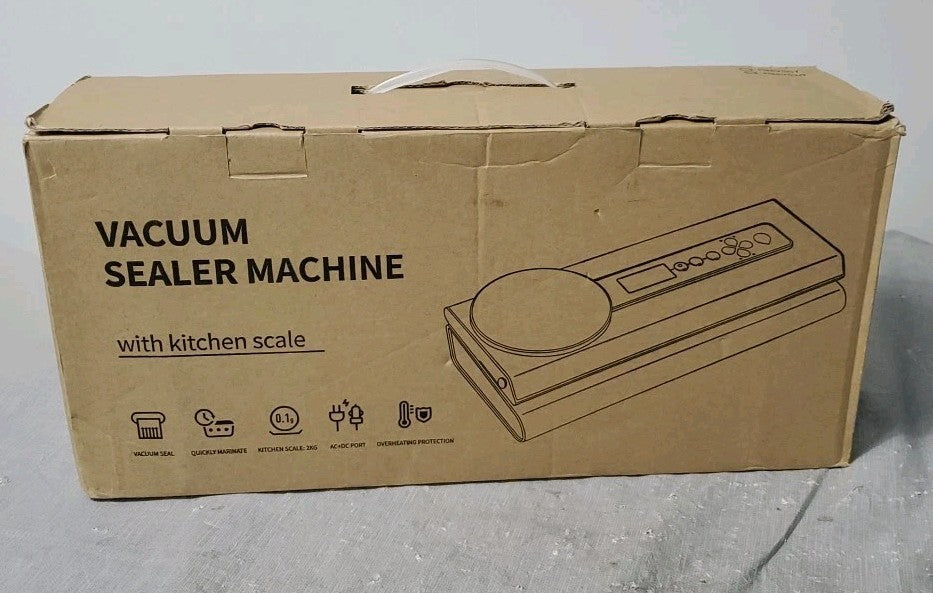 Vacuum Sealer Machine With Kitchen Scale Open Box