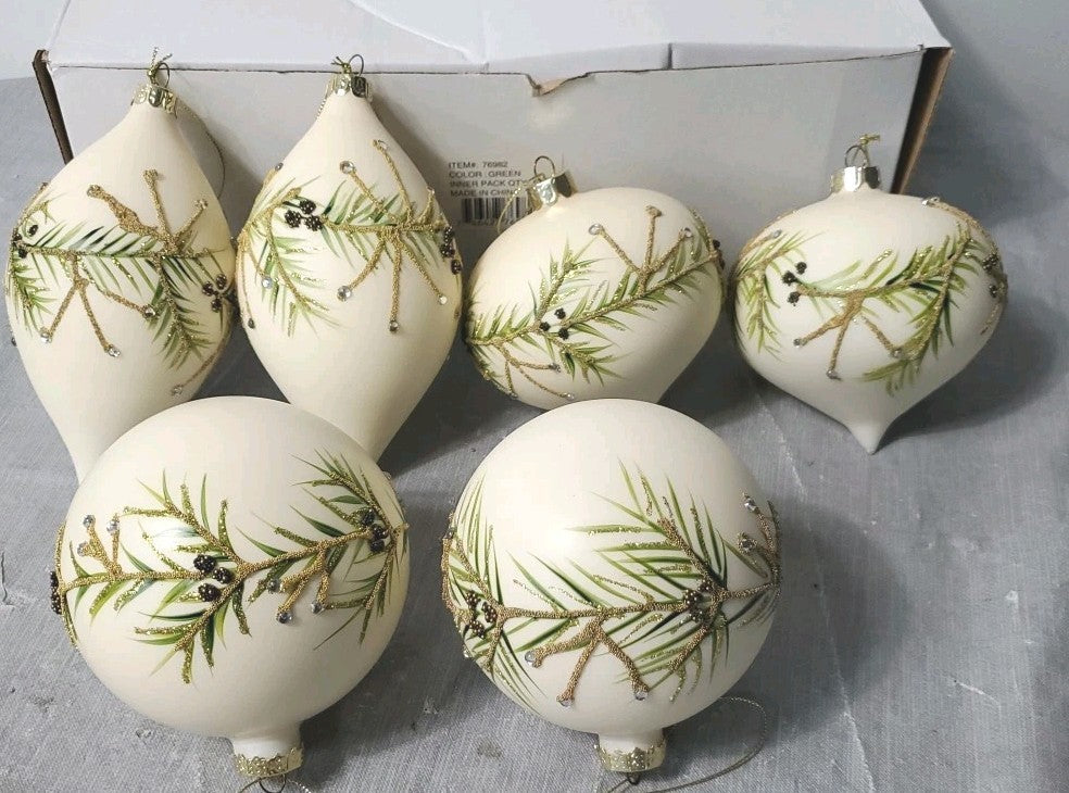 Ornaments Set Of 6 Beautiful From China