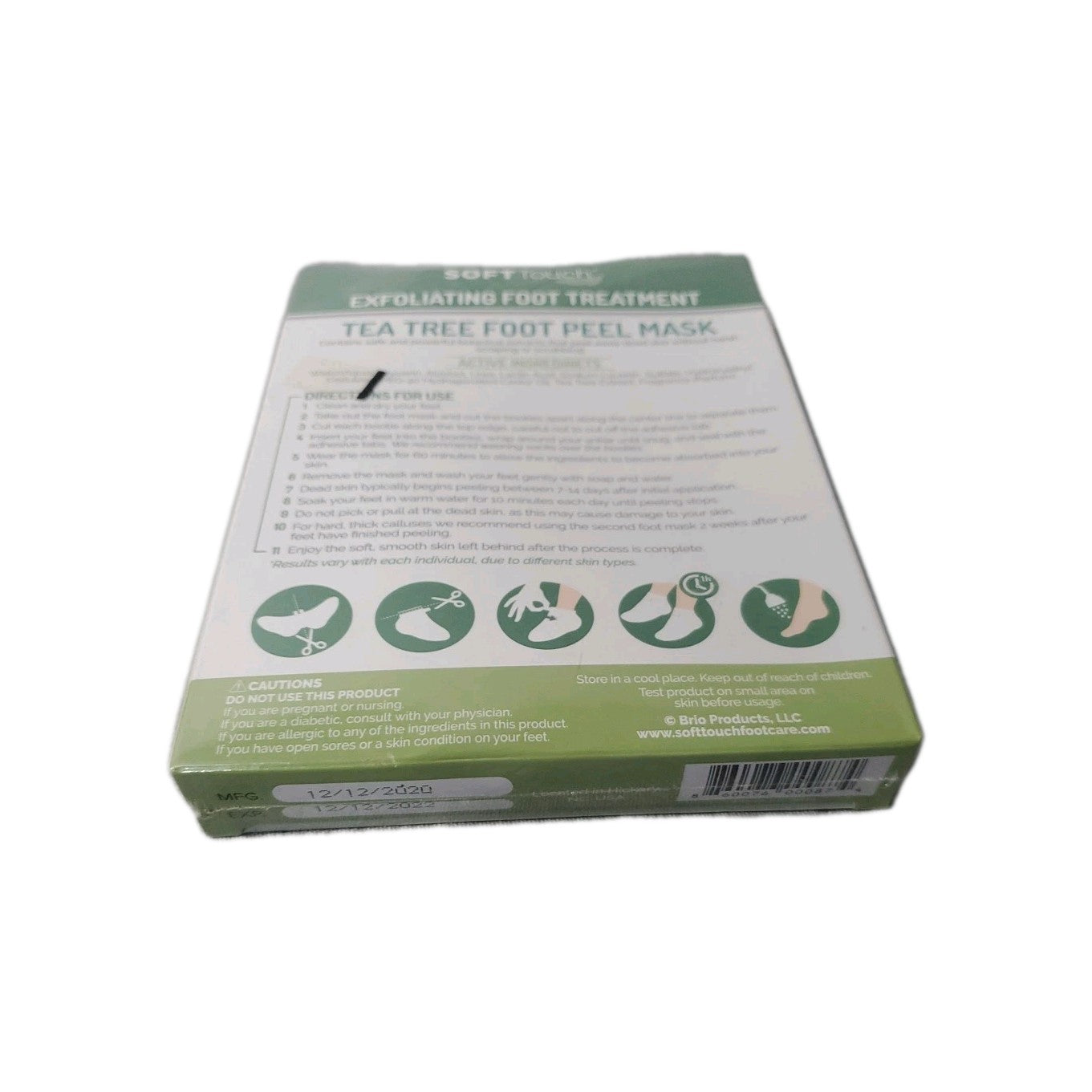 Softtouch Tea Tree Foot Peel Mask 2 Pairs