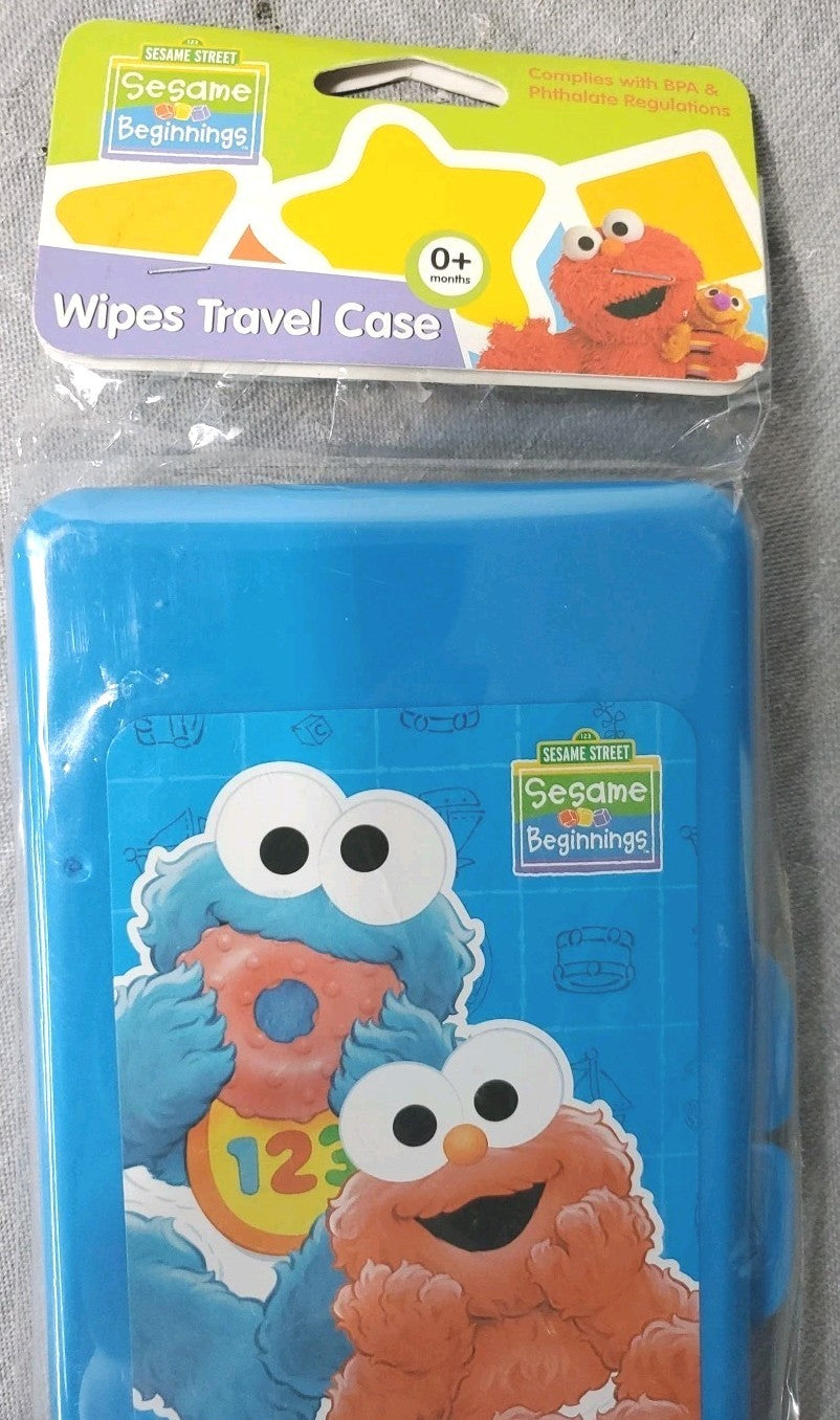 sesame street beginnings Wipes Travel Case