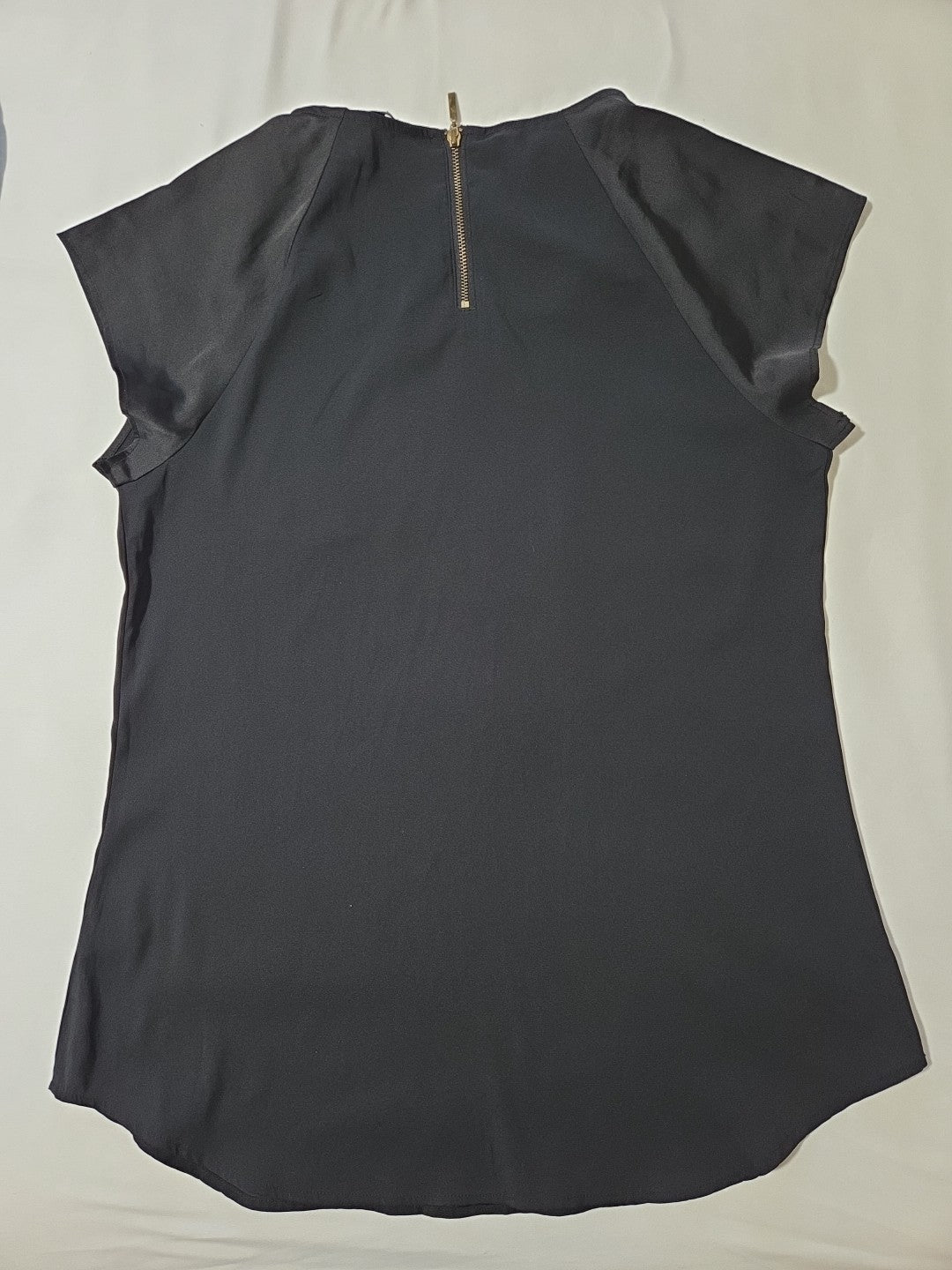 Express Shirt Women's Xs Blush And S Black Top Short Sleeve Blouse .