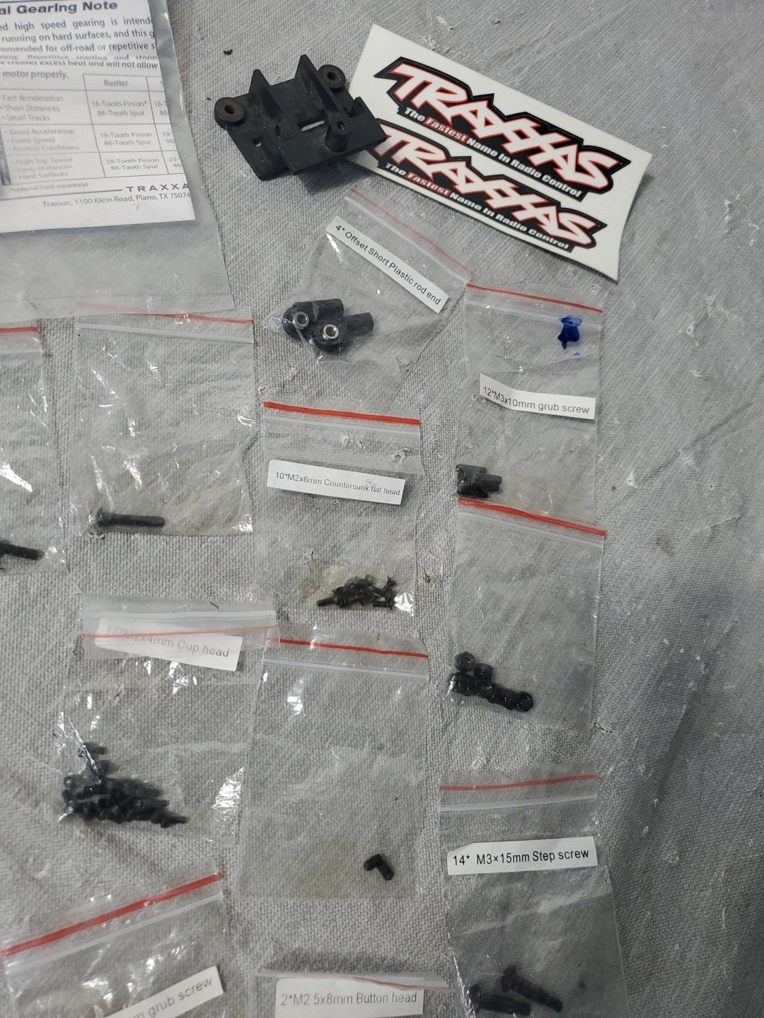 RC Screws All Sizes Mostly Traxxas Parts Large Lot Screws