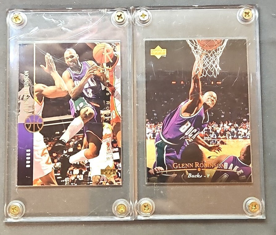 1994-95 Upper Deck Glenn Robinson #13 Two Basketball Cards Rookie Class Sealed