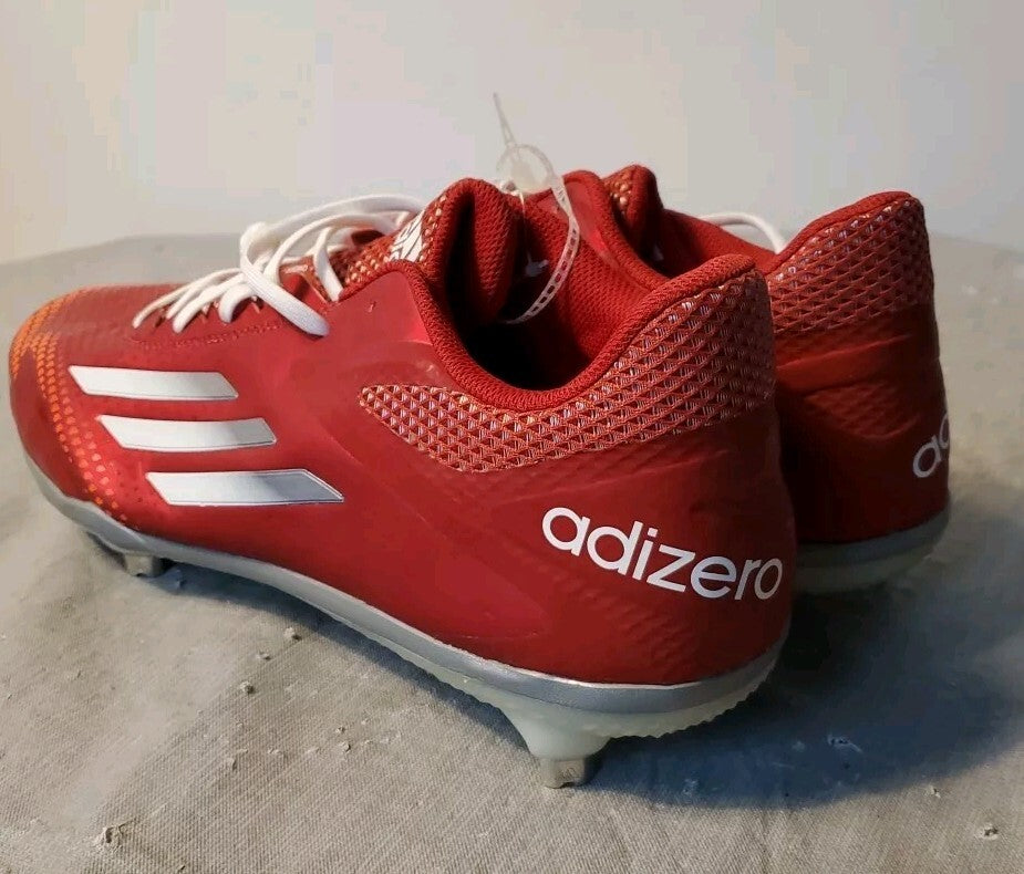 Adidas Mens Adizero Red Low Football Cleats Siz 14 New Without Box