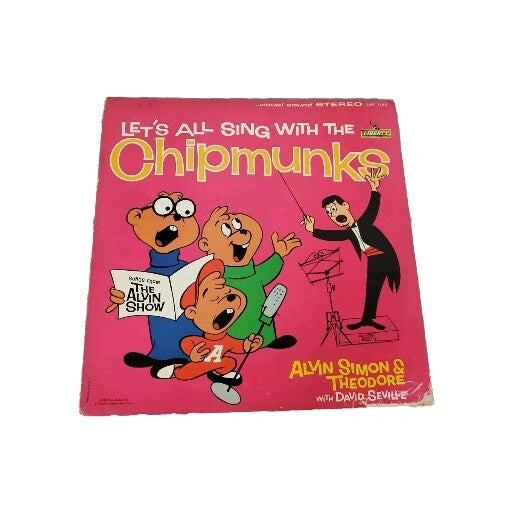 lets all sing with the chipmunks LP 1961