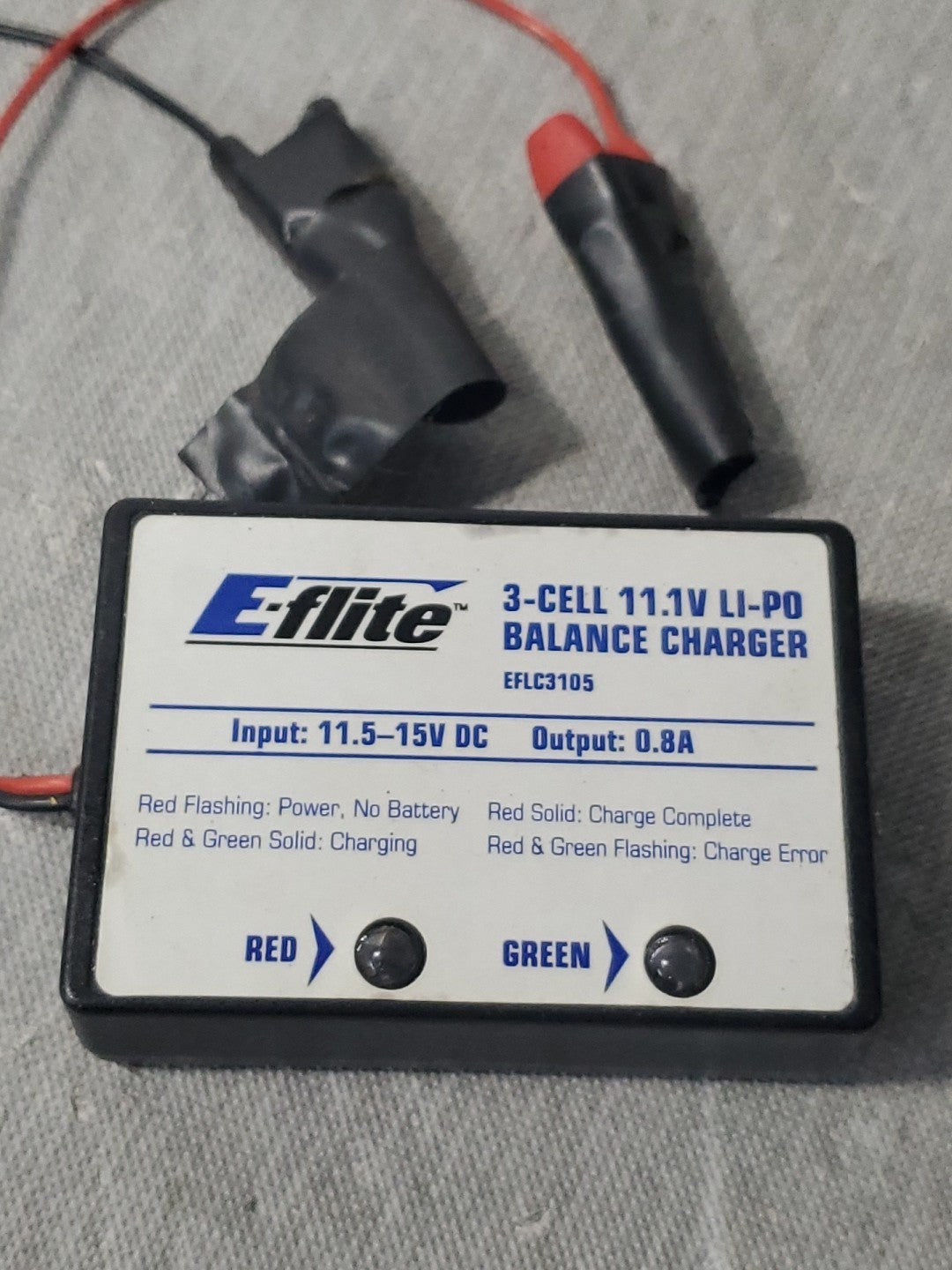 E-flite 3-cell 11.1v Li-po Balance Charger EFLC3105 Rc Charger