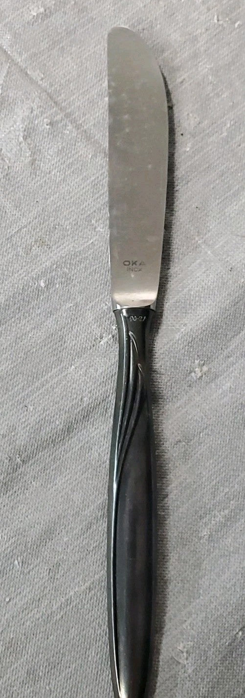 Vintage OKA 36 Piece Set With Case 90-45 Silver Flatware Set