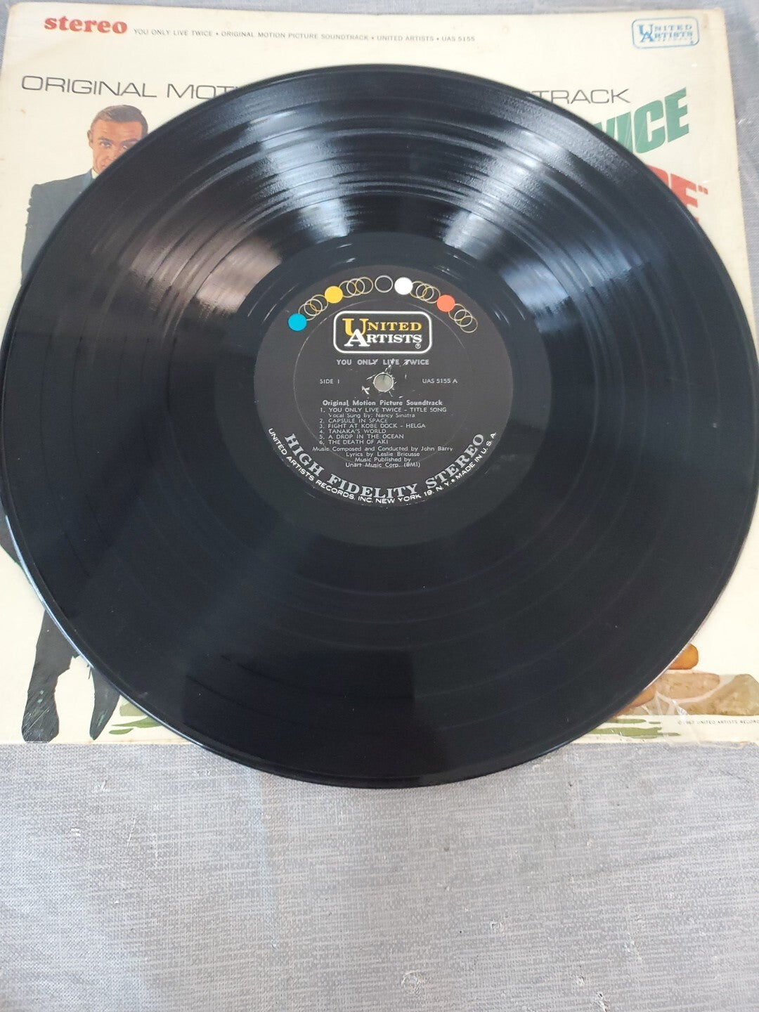 “You Only Live Twice" 1967 Original Motion Picture Soundtrack Vinyl LP