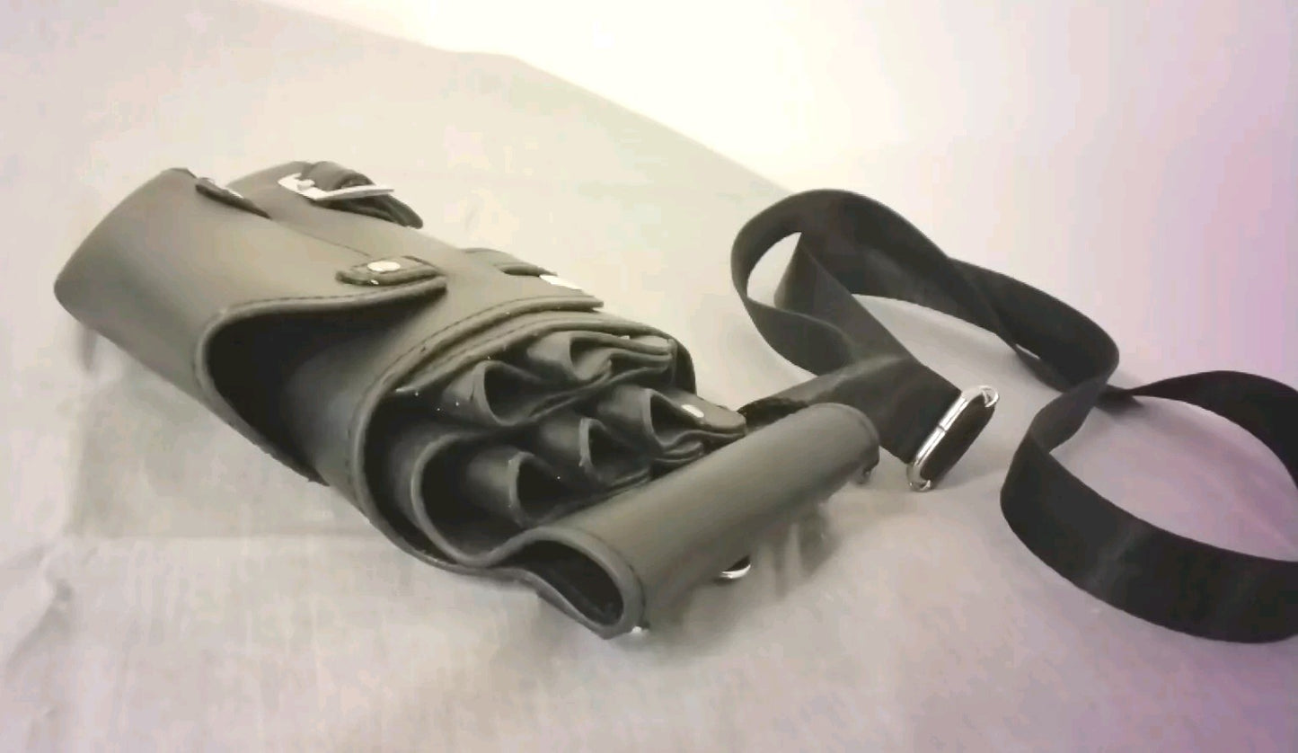Hairstyle Barber Scissors Holster Case Leather