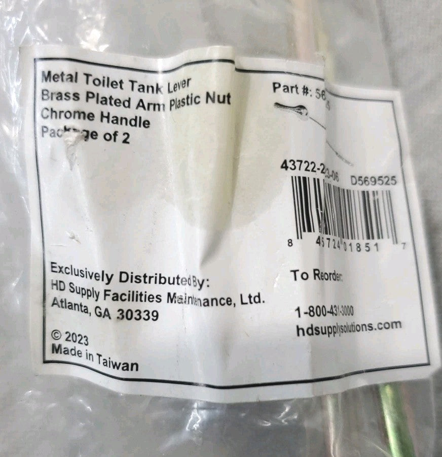 Metal Toilet Tank Lever Pack Of 2