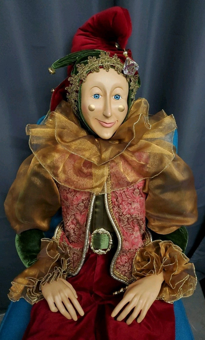 Costco 48" Jester Old World Christmas Life Like Great Condition