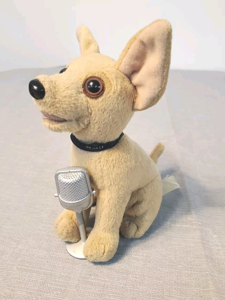 Plush Taco Bell Plush Chihuahua With Microphone