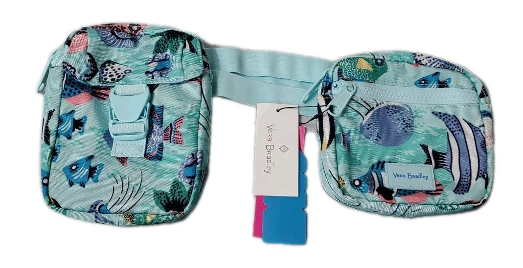 Vera Bradley Sling Waist Bag Underwater Print New
