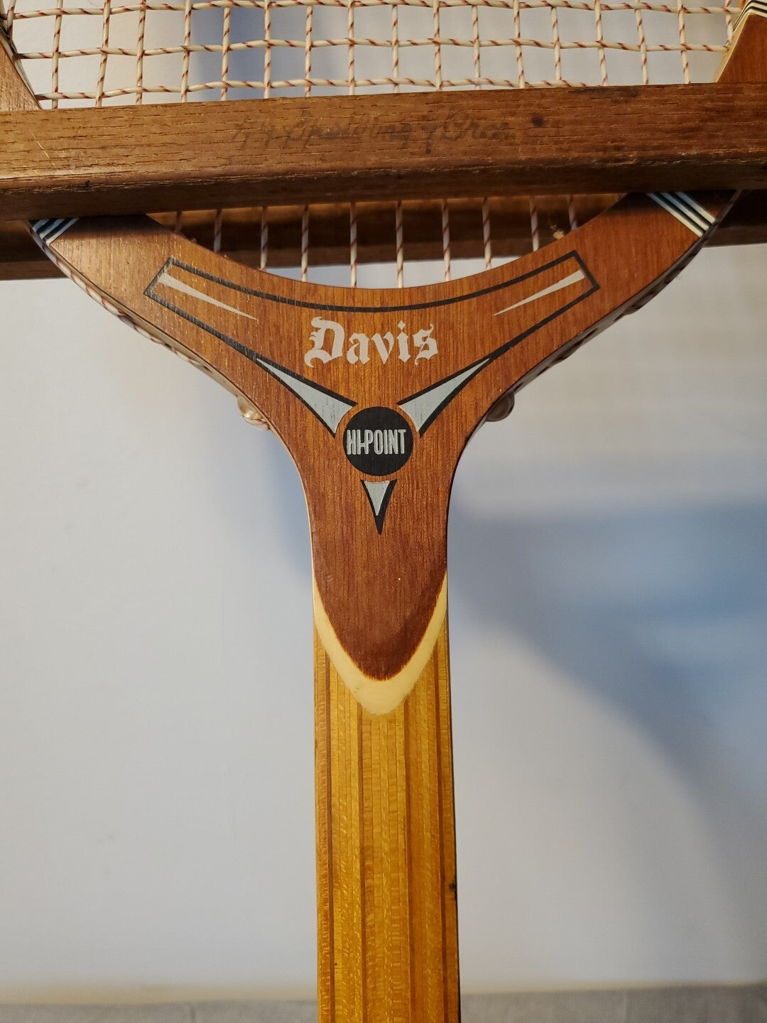 Vintage Davis Hi-point Tennis Racquet