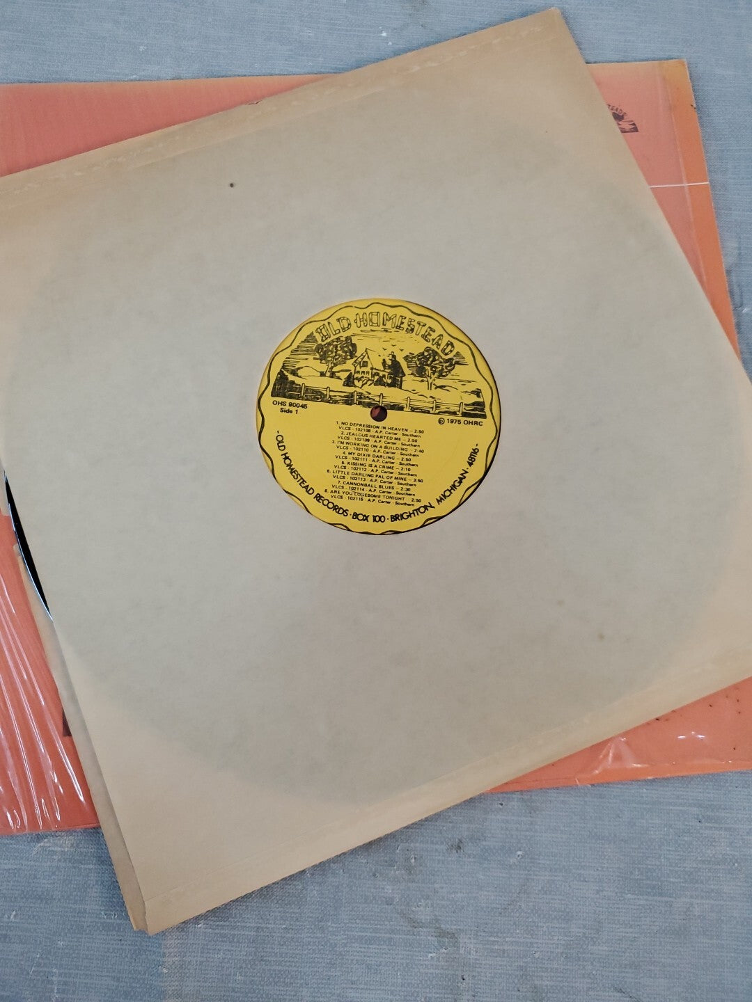 ORIGINAL CARTER FAMILY From The 1936 Radio Transcripts VINYL LP Old Homestead