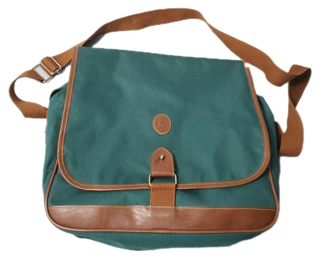 Polo Ralph Lauren Green Canvas Bag