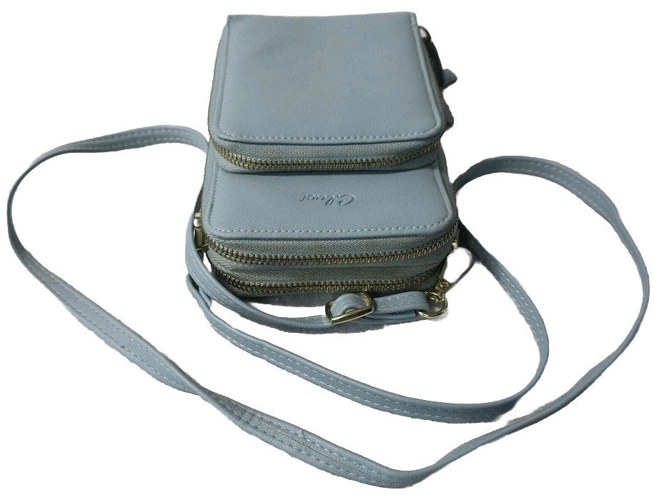 Womans Crossbody Over Shoulder Purse Handbag Phone Holder Credit Card Holder