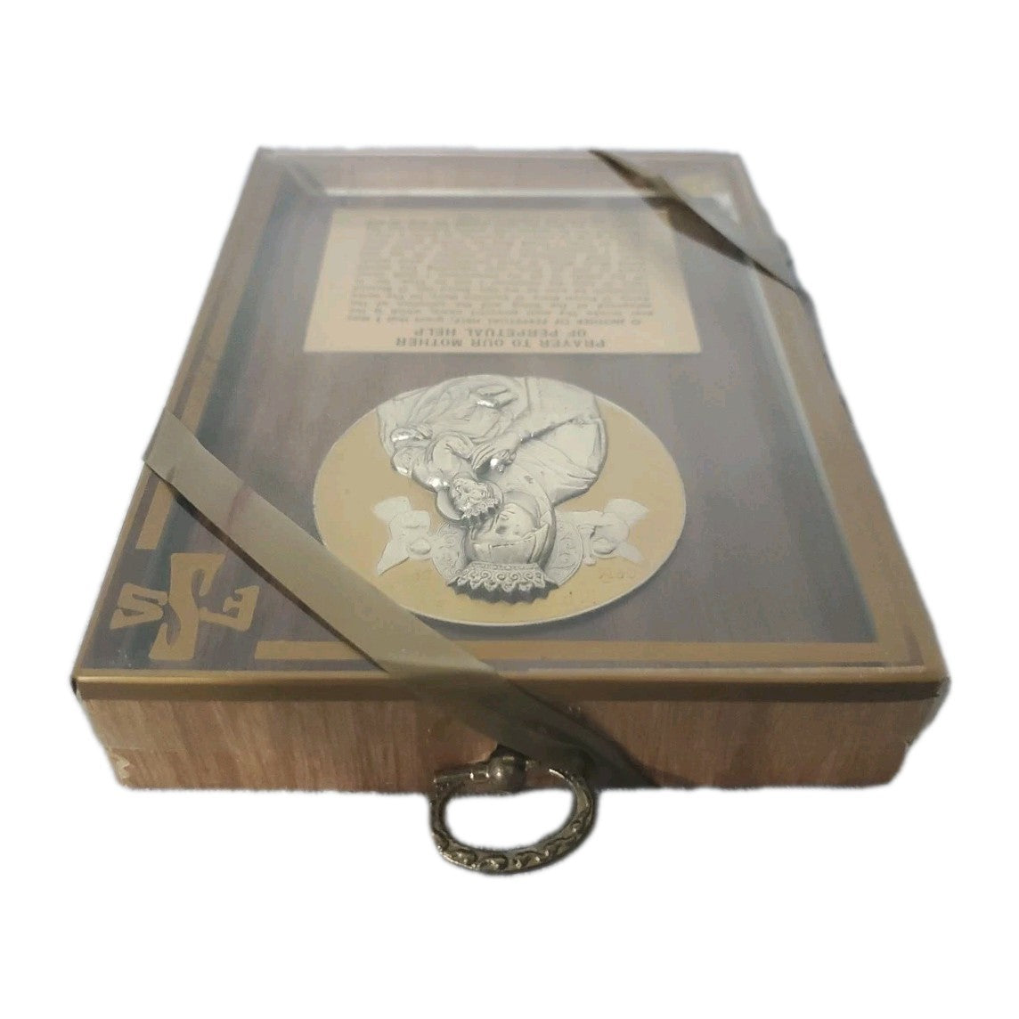 Vintage Religious Plaque Prayer To Our Mother Of Perpetual Help