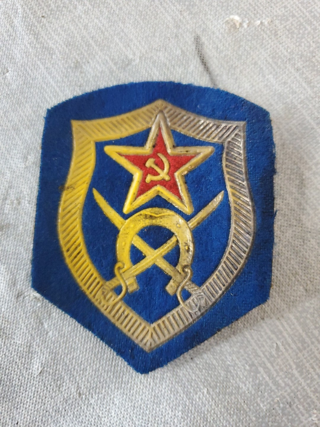 Vintage USSR Soviet Calvary Sleeve Patch