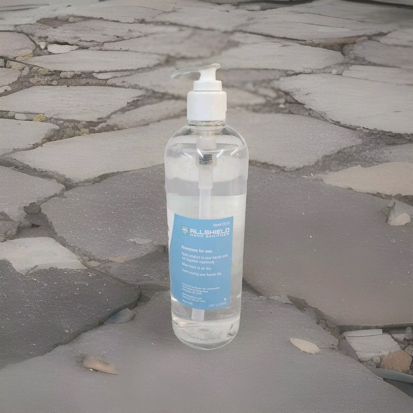 Allshield Gel Hand Sanitizer 70% Alcohol 16oz