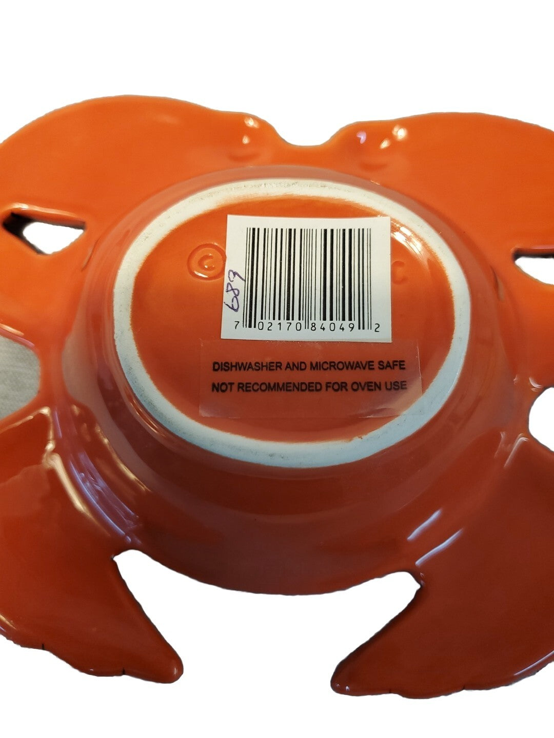 Vintage porcelain crab bowl