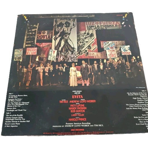 Evita - Premiere American Recording - 2xLP original LP