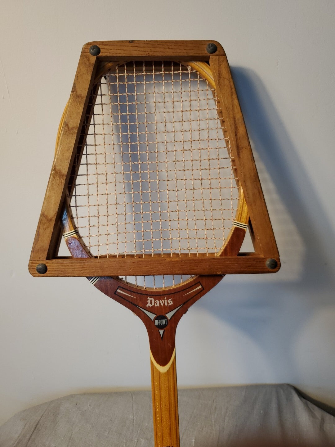 Vintage Davis Hi-point Tennis Racquet