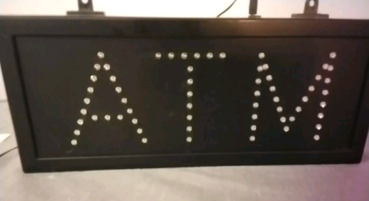 ATM Sign Led Green