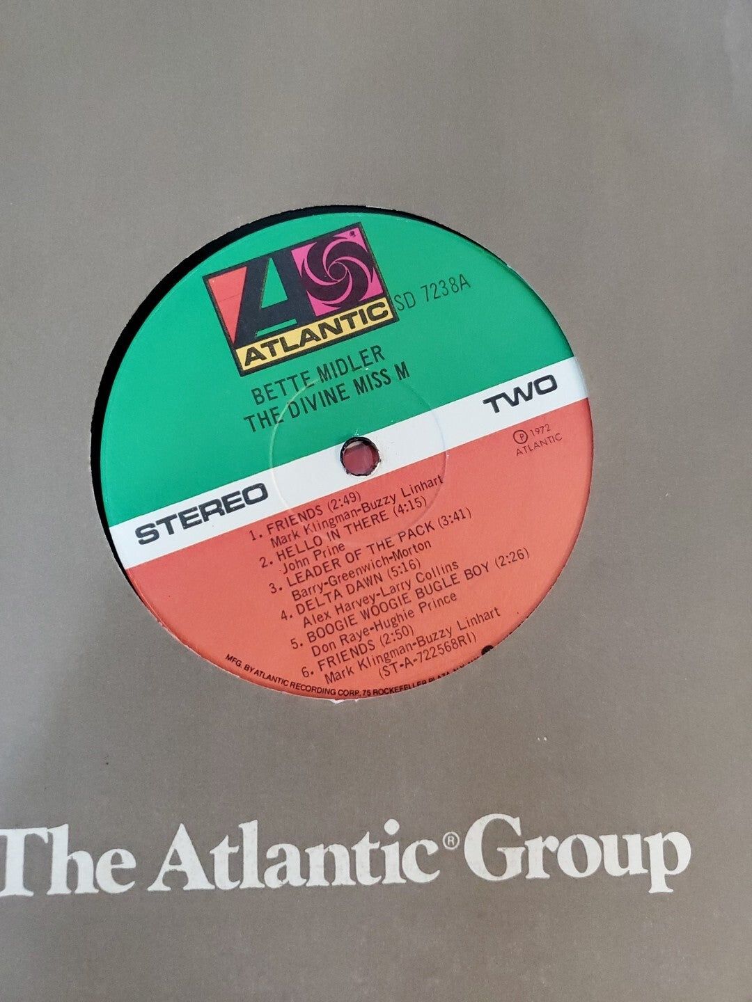 Bette Midler the divine miss m vinyl