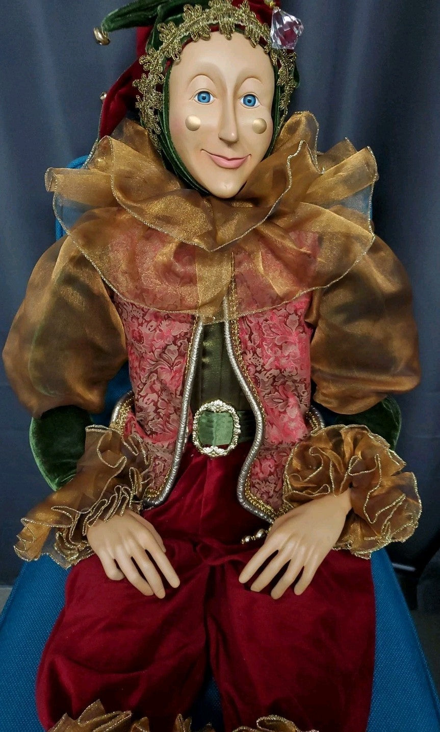 Costco 48" Jester Old World Christmas Life Like Great Condition