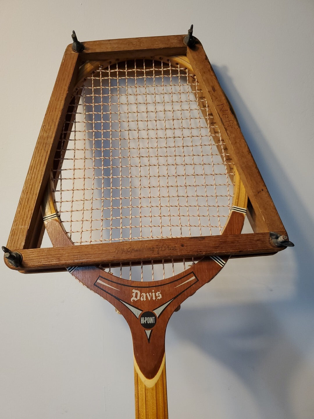 Vintage Davis Hi-point Tennis Racquet