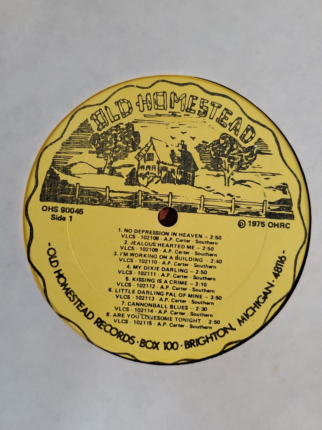 ORIGINAL CARTER FAMILY From The 1936 Radio Transcripts VINYL LP Old Homestead