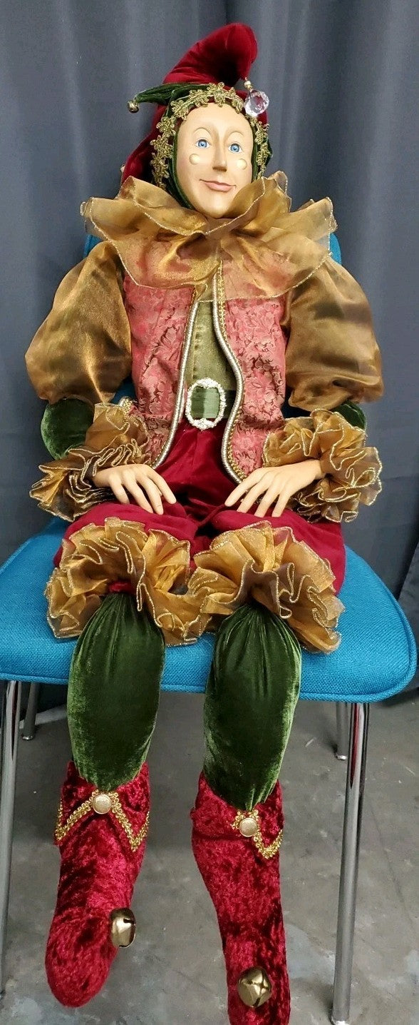 Costco 48" Jester Old World Christmas Life Like Great Condition