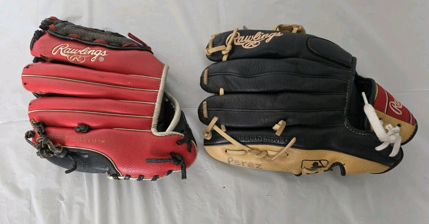 Two Rawlings Youth Baseball Glove 11 Inch