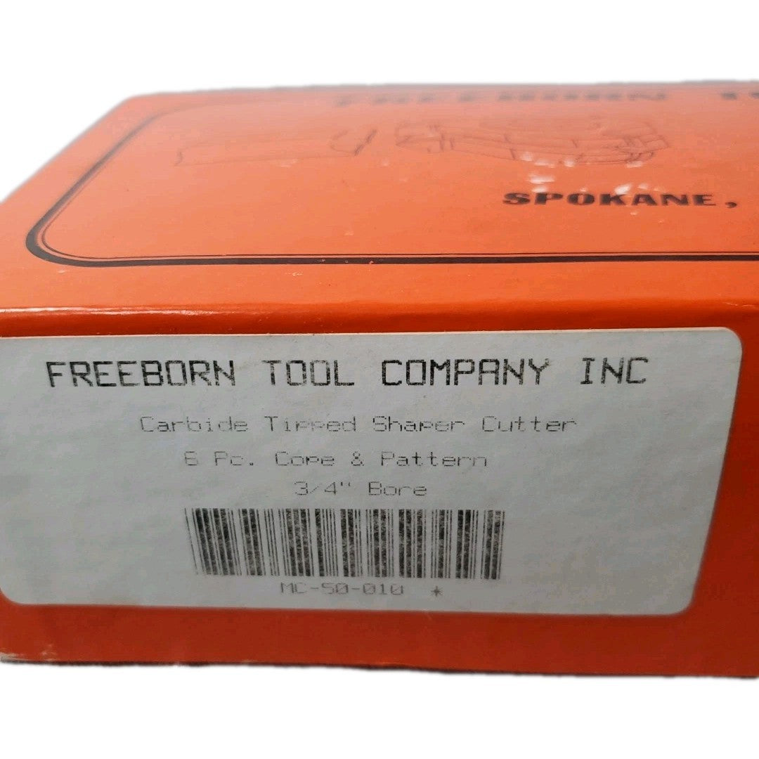Freeborn Tool Co. Carbide Tipped Shaper Cutter 3/4 Bore 1/2" T Bushings