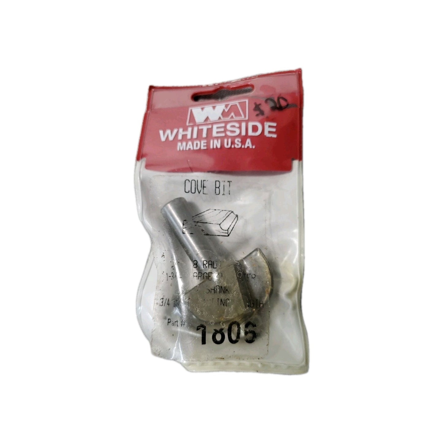 Whiteside Cove Bit Part# 1806 5/8r 1-3/4ld 1/2sh 3/4cl