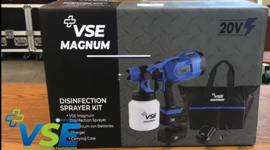 VSE Magnum Handheld Cordless Disinfectant Spray Kit / Paint Sprayer Brand New 