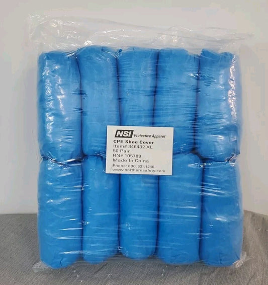 NSI CPE Shoe Cover 50 Pair 100 Pcs