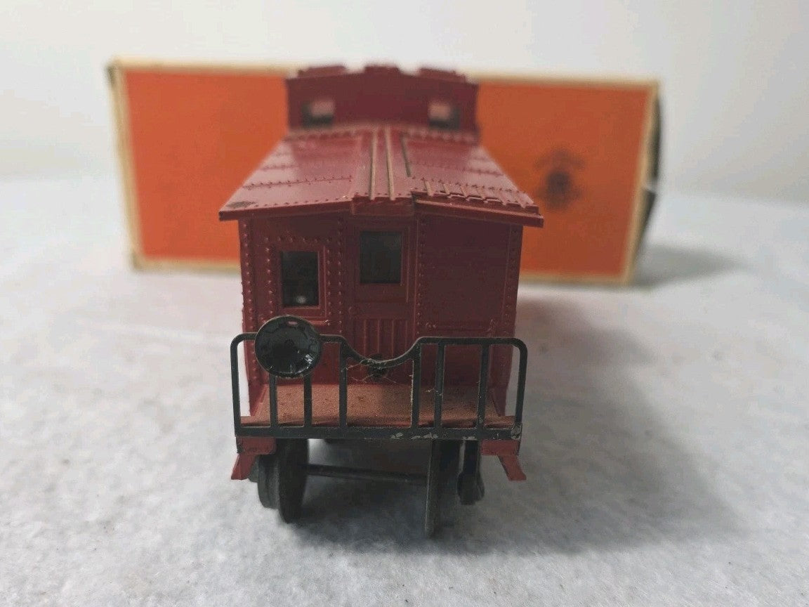 Vtg 1947 Post War Lionel Lines O Gauge 6357 Caboose In The Original Box Nice!!