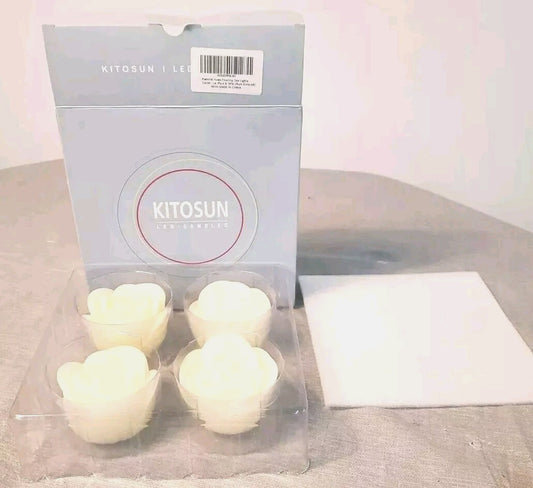 Kitosun Led Rose Shape FloatingCandles For Bath