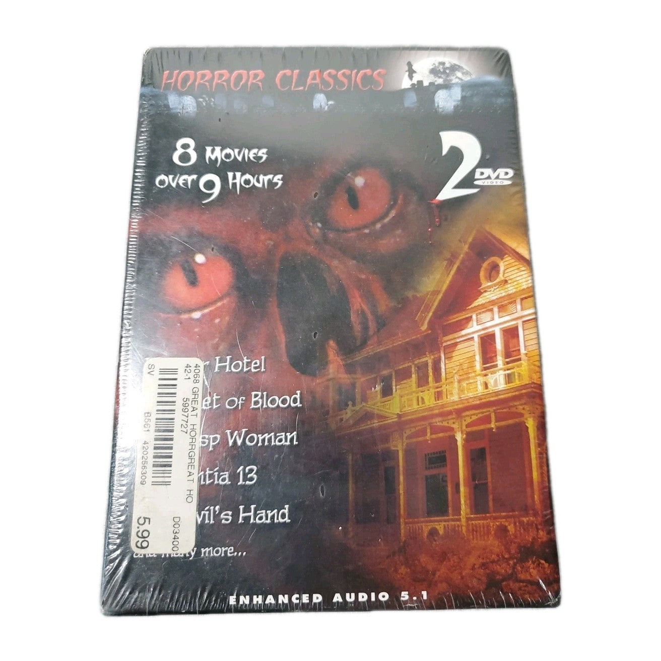 Horror Classics 8 Movies Dvd New