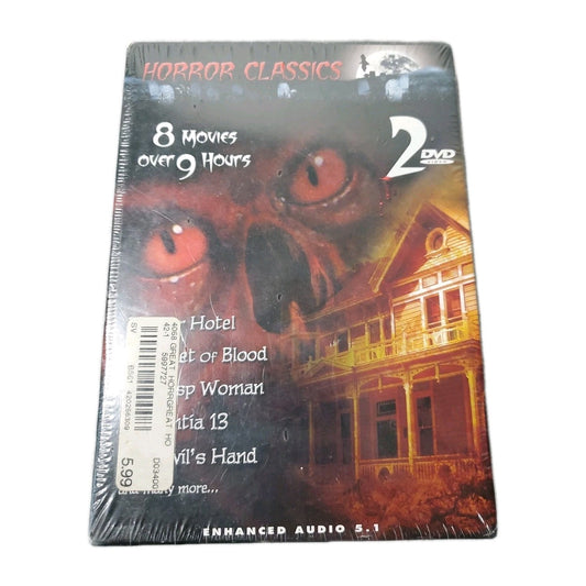 Horror Classics 8 Movies Dvd New