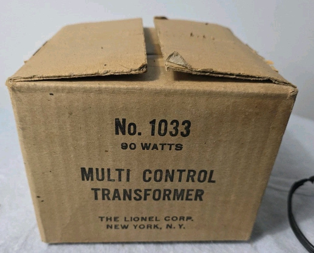 Lionel Multi Control Transformer No. 1033  90 Watt   in Factory Box