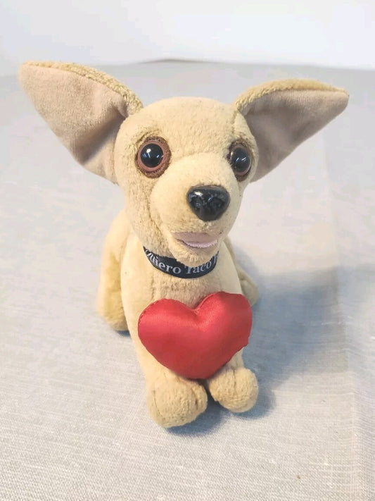 Plush Taco Bell Chihuahua With Heart