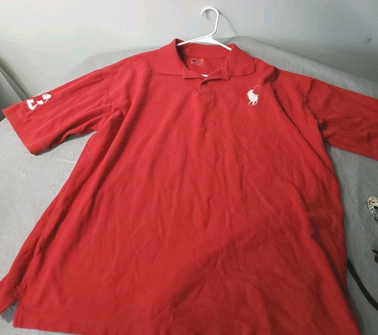 Polo Ralph Lauren 4xl Red Polo Number 3