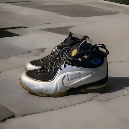 Nike 2009 Air Max Penny Black Metallic Grey Size 10