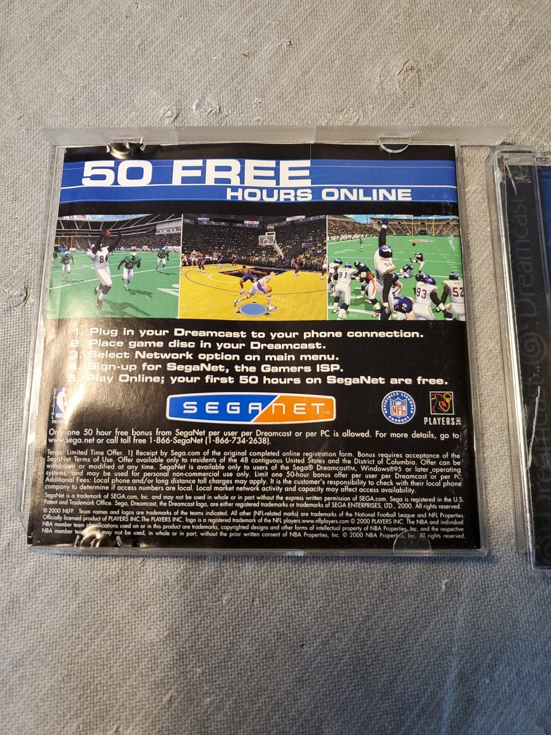 Dreamcast NBA 2k1 Sega Sports