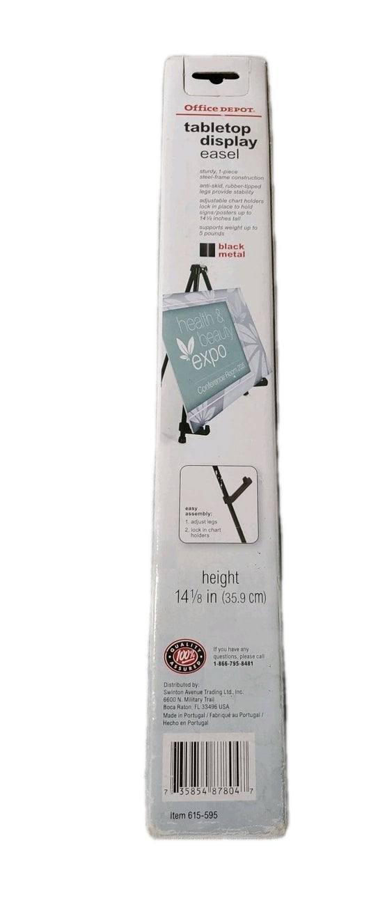 Office Depot Table Top Display Easel 14 1/8" High